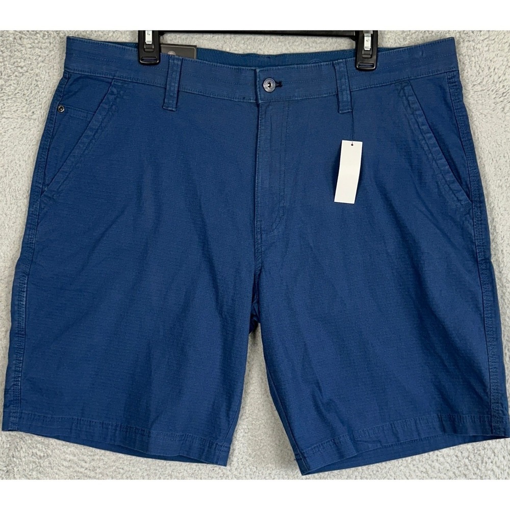 NEW‎ Weatherproof Shorts Mens 38 Blue Trail Utility Cargo Hiking Outdoor Ripstop